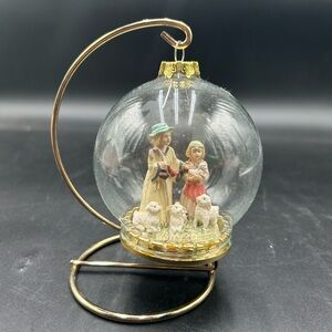 House of Lloyd Christmas ornament with lambs